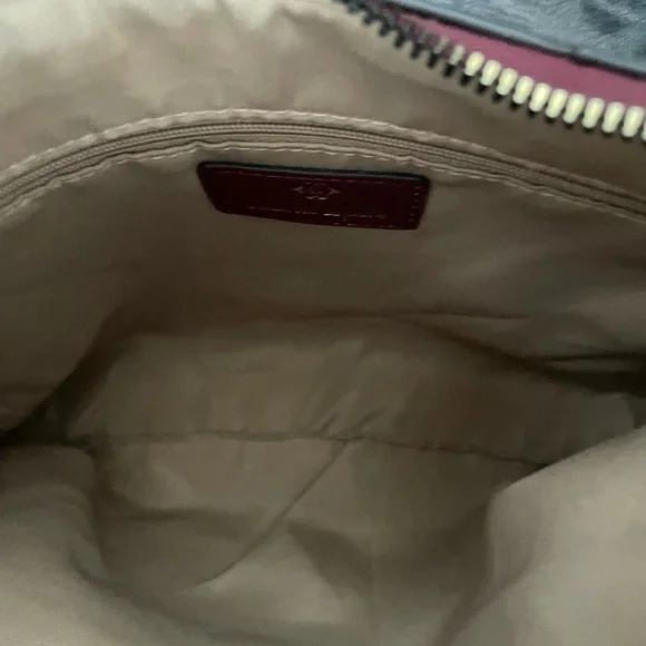 NWOT Nanette Lapore shoulder bag in orchid, raspberry plum colored - Picture 7 of 11